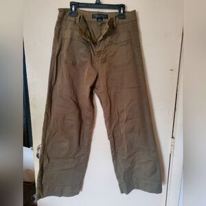 Straight pants olive